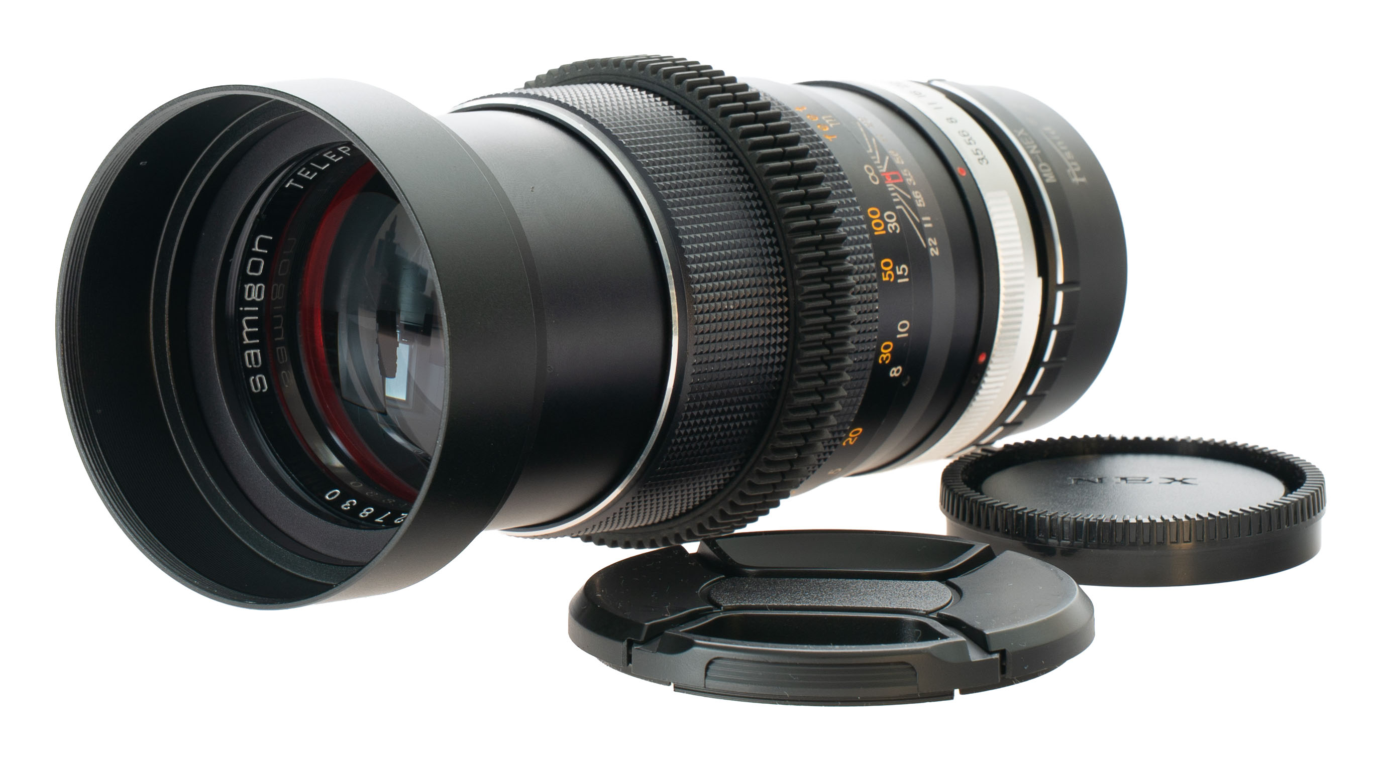 Samigon Telephoto 200mm F3.5 w/ Red Anamorphic Bokeh & Flare | Sony E-mount!
