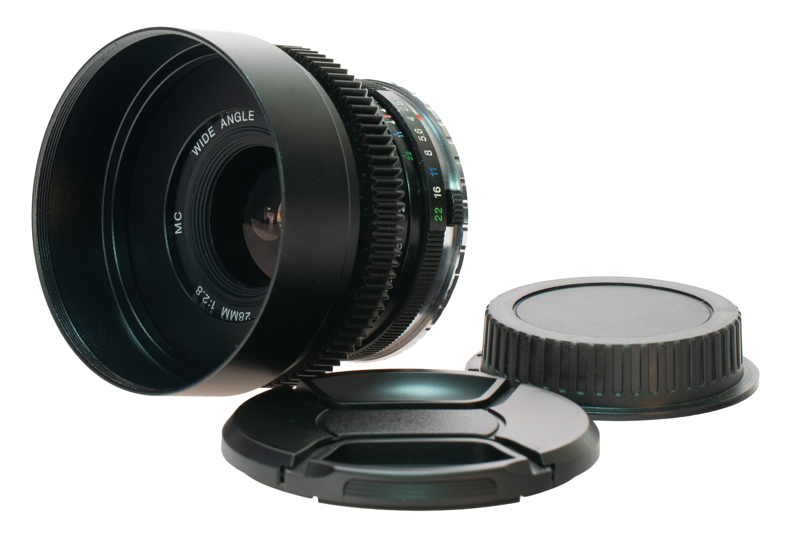Vivitar MC Wide-Angle 28mm F2.8 Cine Mod Prime w/ Anamorphic Bokeh| Canon EF!